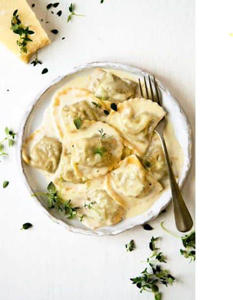 Mushroom-Parmesan-Ravioli