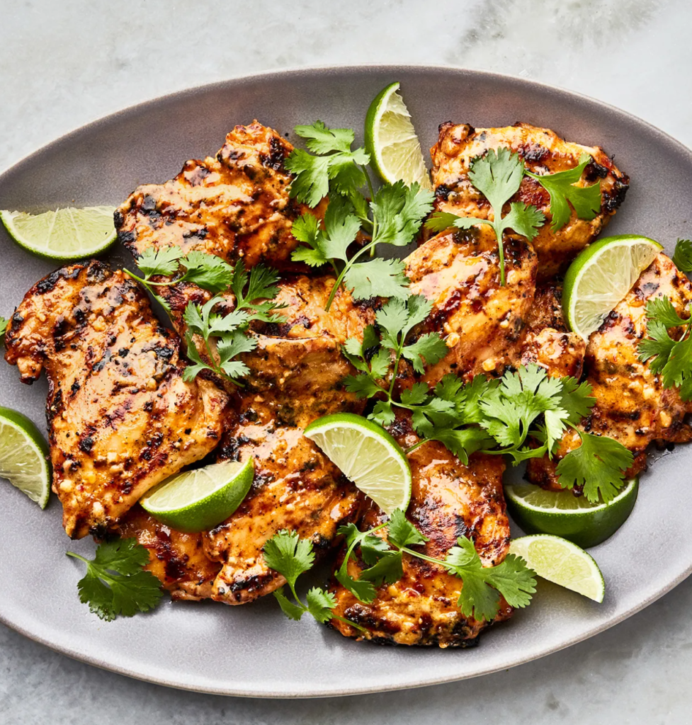 Spicy-Coconut-Grilled-Chicken-Thighs